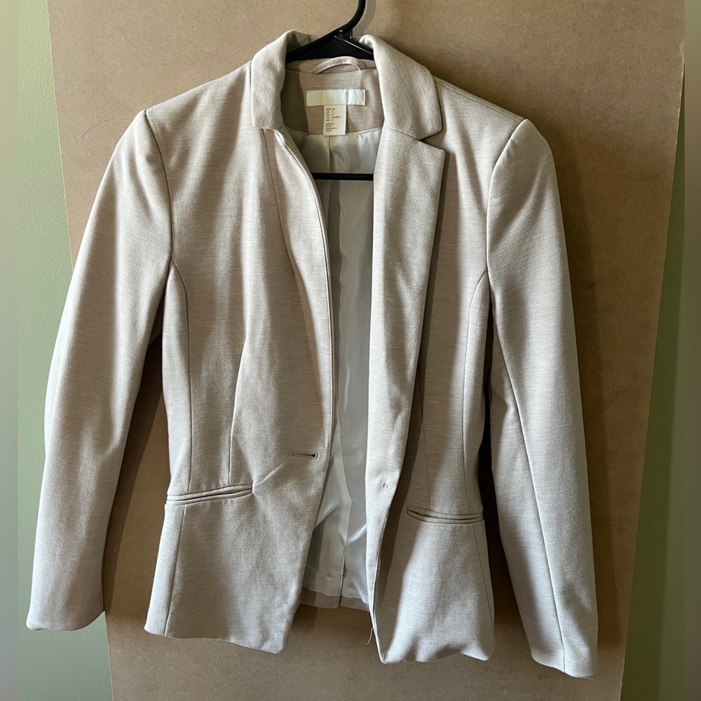 SOFT, CREAM BLAZER